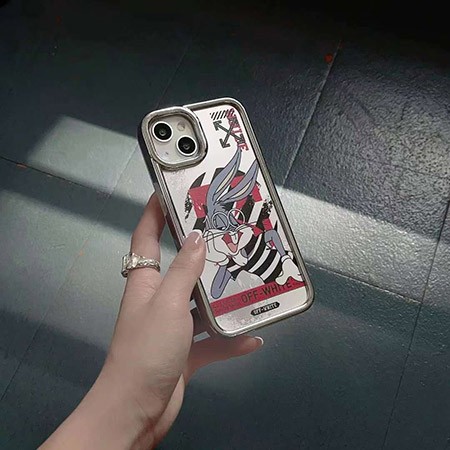 アイホン 15pro max スマホケースオフホワイト off white 薄型