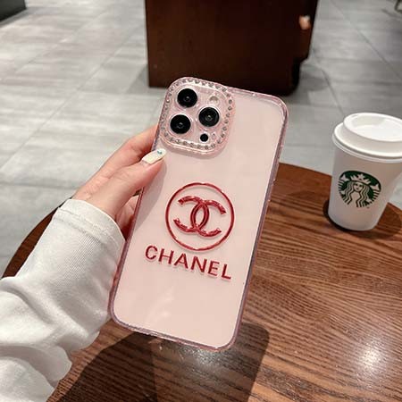 iphone 14 プロ ケース ブランドロゴ chanel風