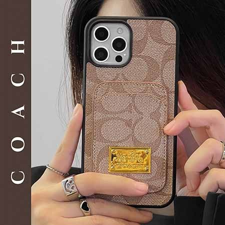 アイフォン 15pro max カバー 男女兼用 coach コーチ