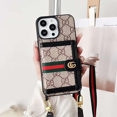 アイホン 15 プラス gucci スマホケース 肩掛け