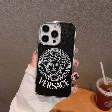 アイフォン 14pro max ヴェルサーチ versace 携帯ケース 字母