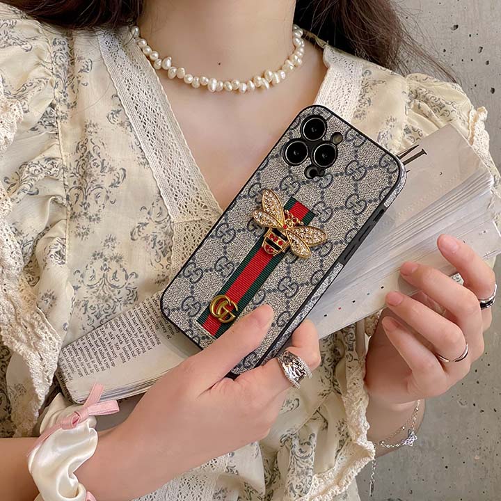 刺繍 gucci風 アイフォン 15 プロ ケース