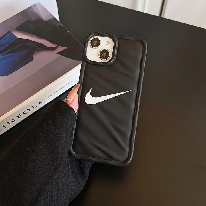 白黒 iphone 15pro max スマホケース ナイキ nike