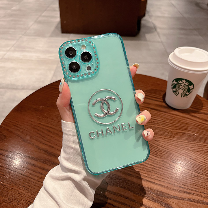 iphone 14 プロ ケース ブランドロゴ chanel風