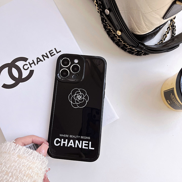 ブラック chanel アイフォン 14pro max カバー