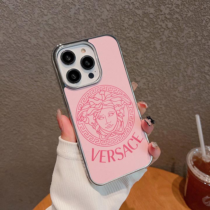 アイフォン 14pro max ヴェルサーチ versace 携帯ケース 字母